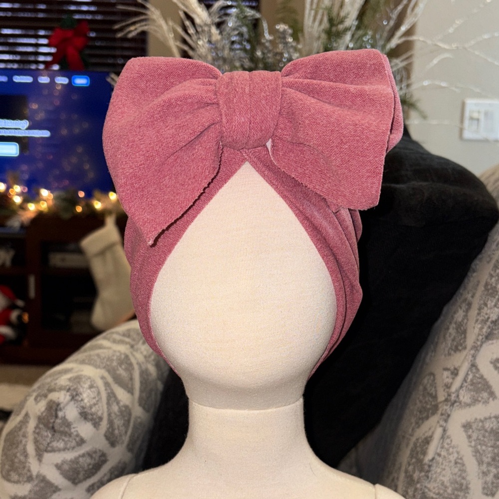 Pink Bow Headwrap